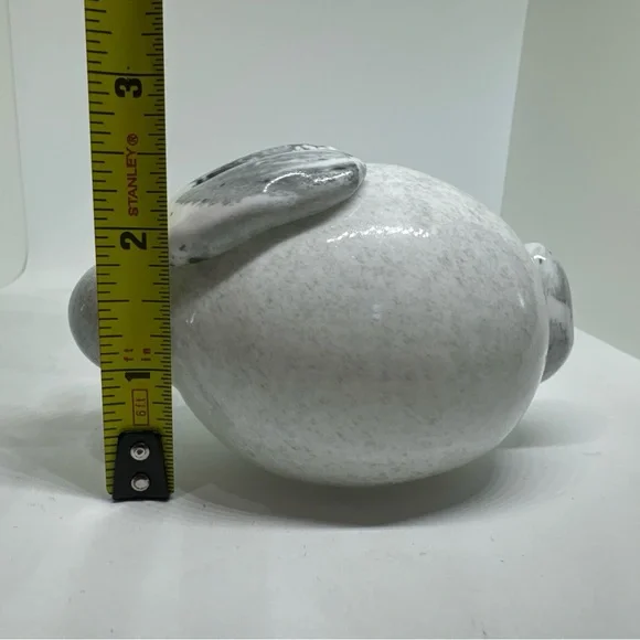 Rare Nuutajärvi Inkeri Toikka Rabbit with Nuutajarvi seal Used, Finland, Bunny
